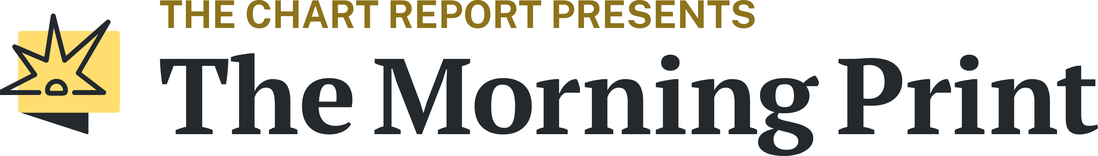 The Chart Report Presents The Morning Print